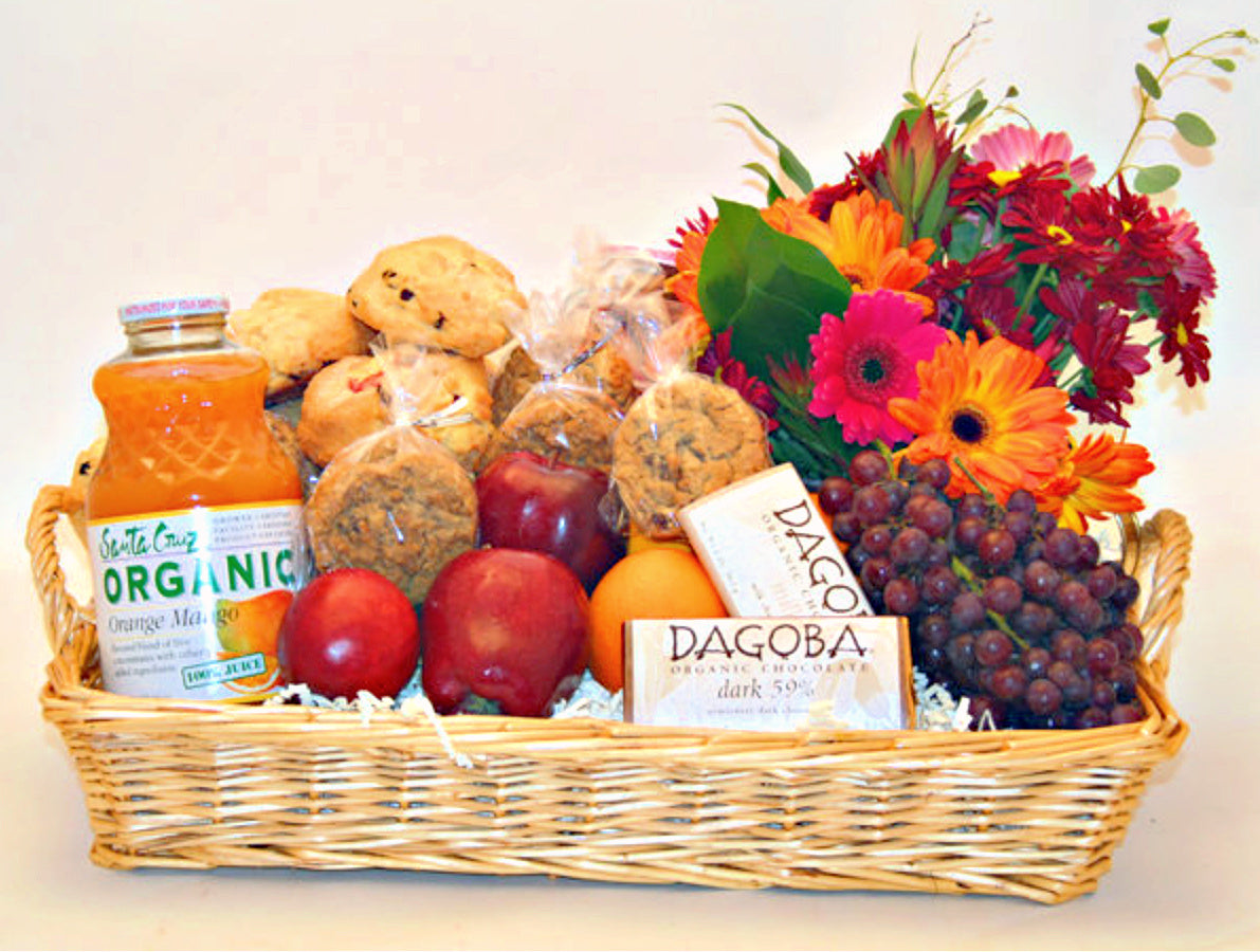 Organic Breakfast and Flowers