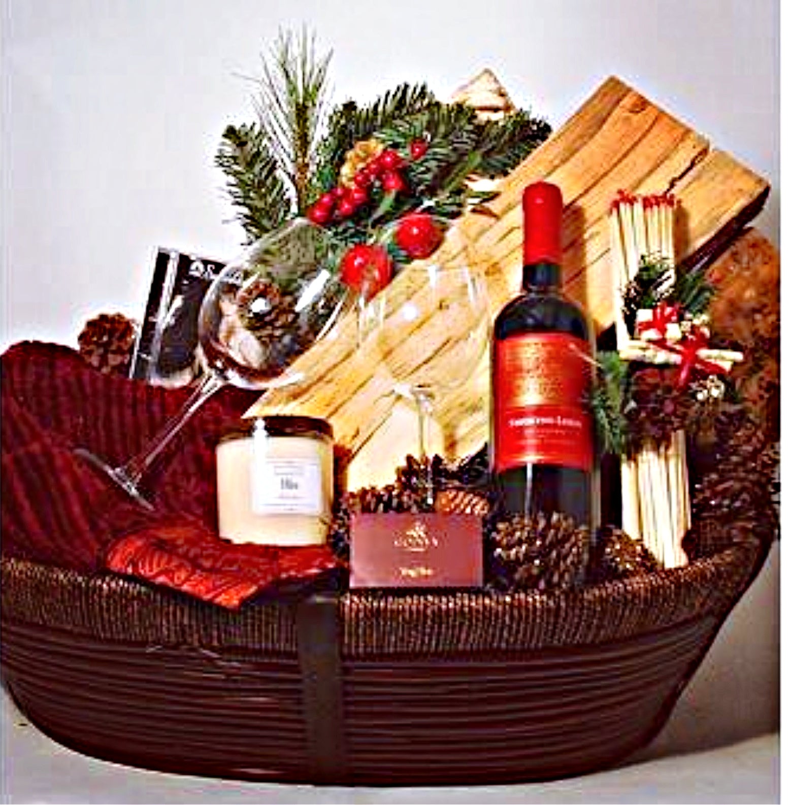 Romantic Holiday Gift Basket